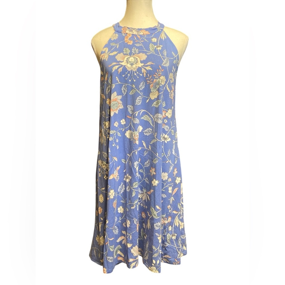 LOFT Blue Asymmetrical Halter Sundress
BIN 16